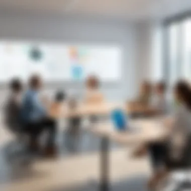 Virtual Meeting in Webex Spaces Team members engaging in a virtual meeting using Webex Spaces