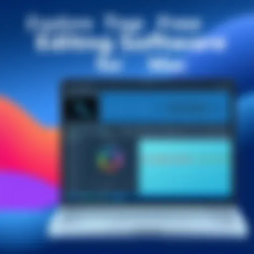User interface of sound editing software for Mac