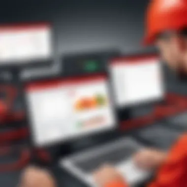 Overview of Hilti Asset Management software interface