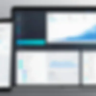 Exploring HR Software Features A modern interface of HR software showcasing various features.
