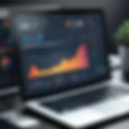 Graph showing web traffic trends