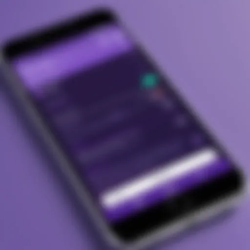 A smartphone displaying Marketo's text messaging interface