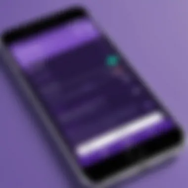 Marketo Text Messaging Interface A smartphone displaying Marketo's text messaging interface