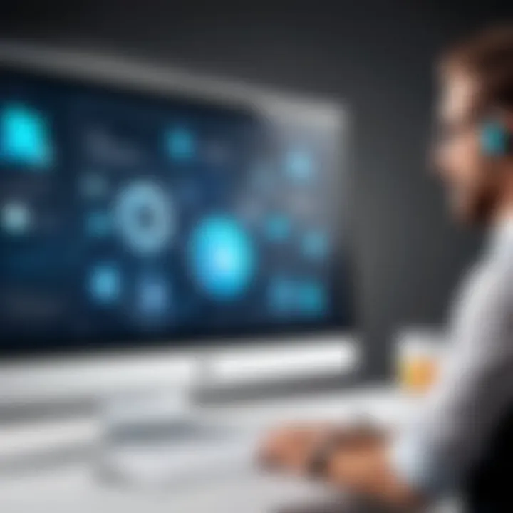 Graphic showcasing emerging CRM trends