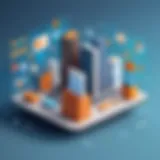 Visual representation of CRM system architecture