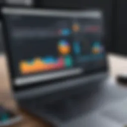 Graphical representation of LearnUpon's dashboard features