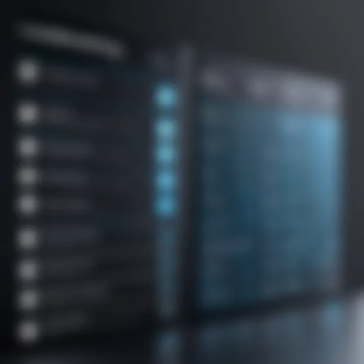 Comparison chart highlighting key features of live streaming services