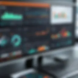 Dashboard of a corporate LMS showcasing user engagement metrics