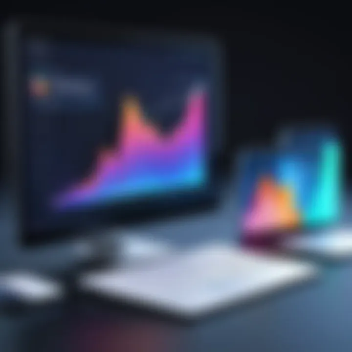 Graph illustrating trends in customer service technology