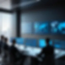Illustration depicting cybersecurity awareness training sessions