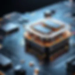 Visual representation of quantum technology in business