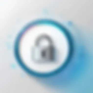 Secure Login Authentication Mechanism Conceptual graphic of secure login authentication
