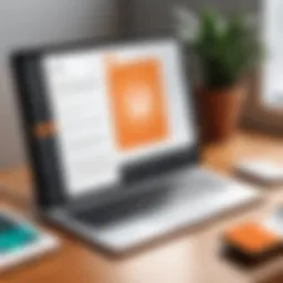 Illustration of Smallpdf app interface showcasing PDF editing tools