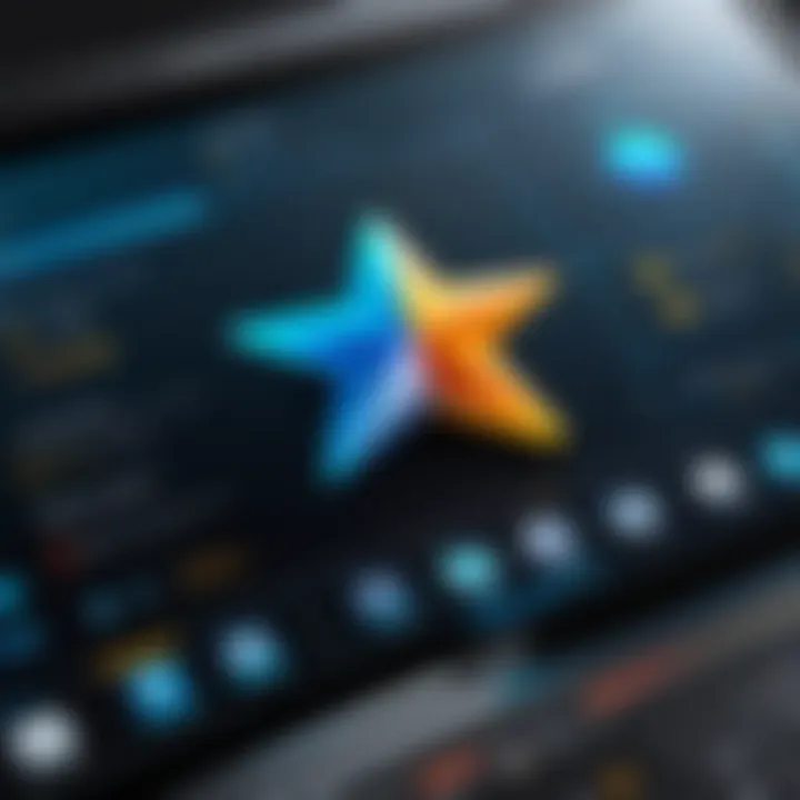 User interface of Star CCM+ showcasing advanced features