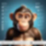Detailed interface of Survey Monkey showcasing key features