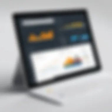 User interface layout of Tableau and Power BI