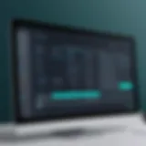 User interface showcasing jobber scheduling software features