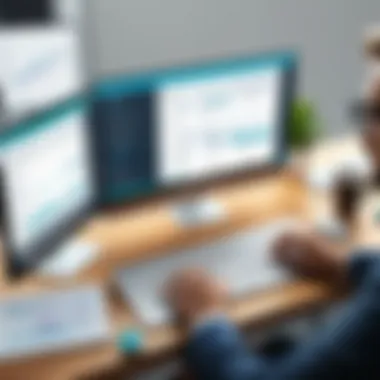Visual representation of essential features to look for in trading record keeping software