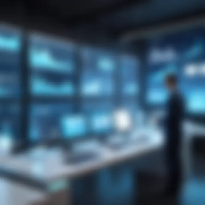 Futuristic view of digital work orders shaping business landscapes