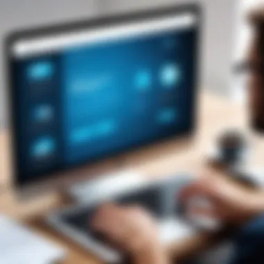 Exploring Key Features of Online Store Management Digital interface showcasing online store management features