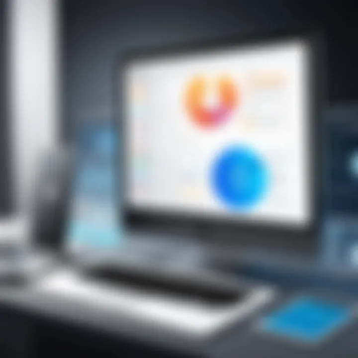 Infographic illustrating the integration capabilities of various software