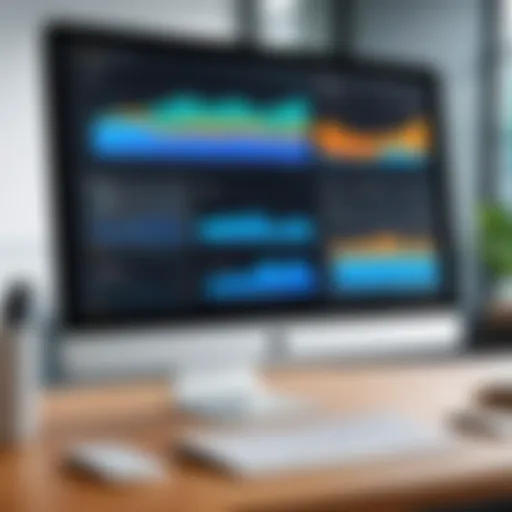 A digital dashboard showcasing workday analytics and tracking metrics.