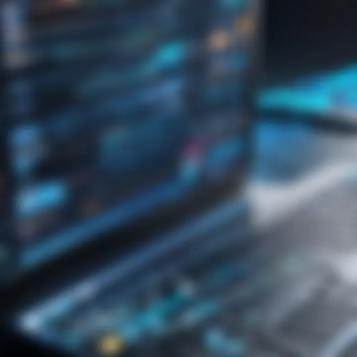 A close-up view of software code illustrating the technology behind tracking systems.