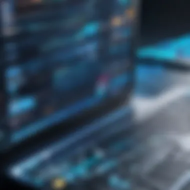 Technology Behind Tracking Systems A close-up view of software code illustrating the technology behind tracking systems.