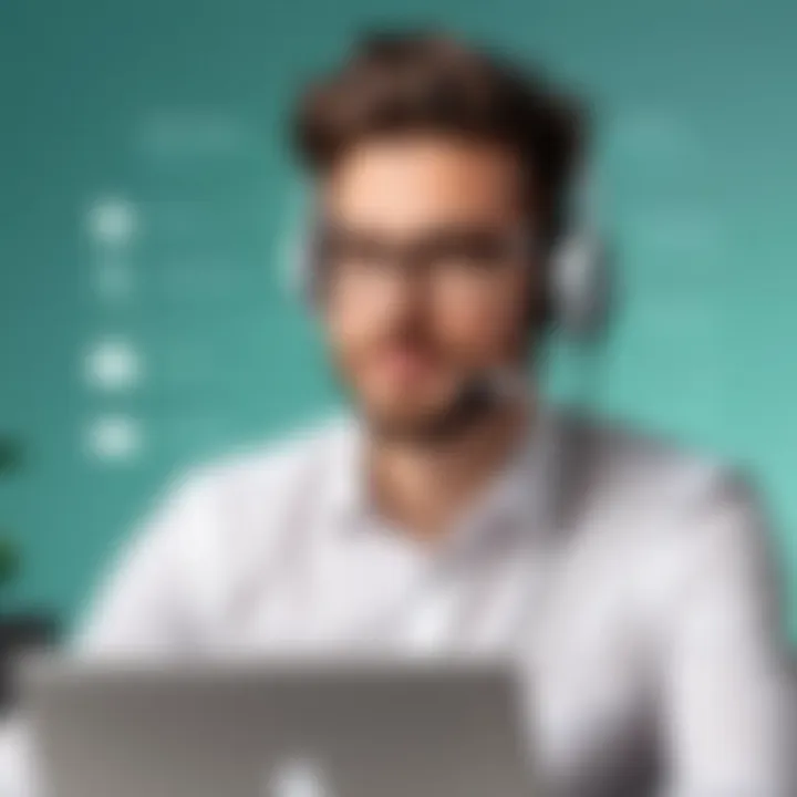 Illustration showing the benefits of Zendesk for customer service efficiency