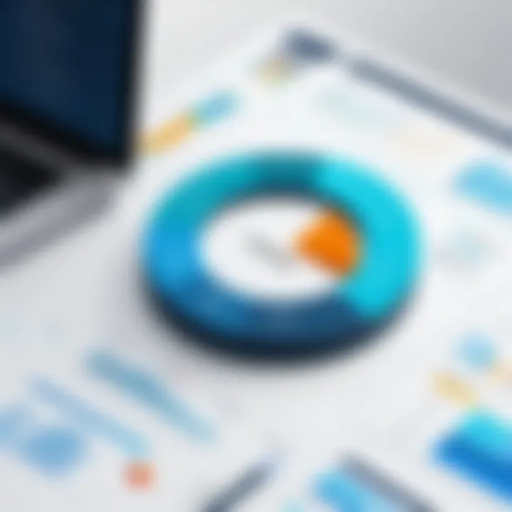 Chart analyzing competitive landscape in reputation management