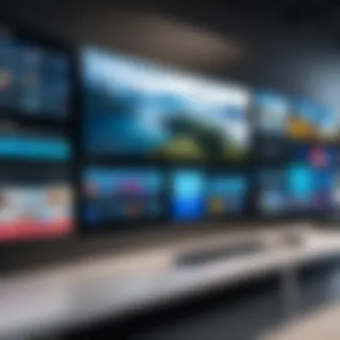 A visual representation of Yodeck Video Wall's integration capabilities with different devices