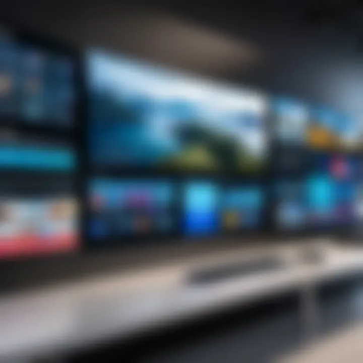 A visual representation of Yodeck Video Wall's integration capabilities with different devices