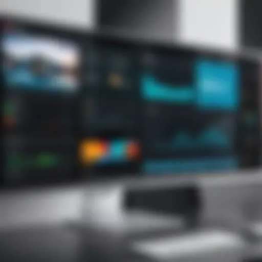 An overview of Yodeck Video Wall interface showcasing its dashboard features